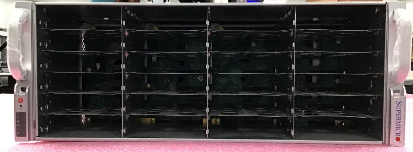 SUPERMICRO - CSE-846 - 24 BAY LFF 4U STORAGE CHASSIS W/ Backplane