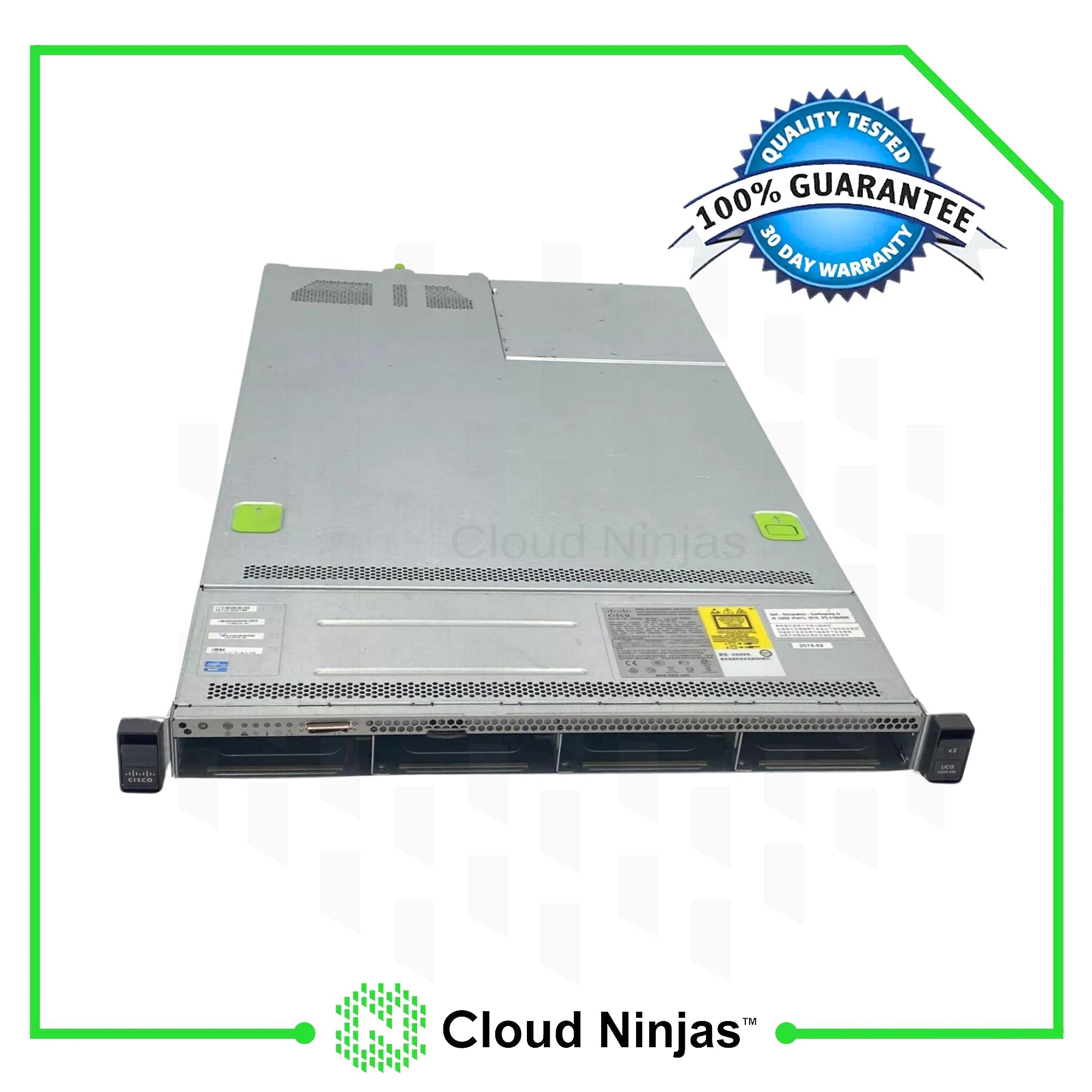 Cisco USC-C220 M3 8 bay SFF 2x Heat sink 2x PSU No CPU RAM HDD